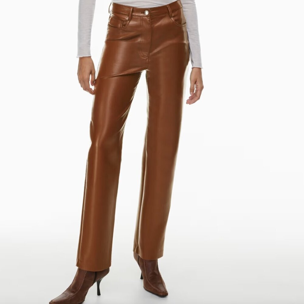 Aritzia Wilfred Melina Faux Leather Pant